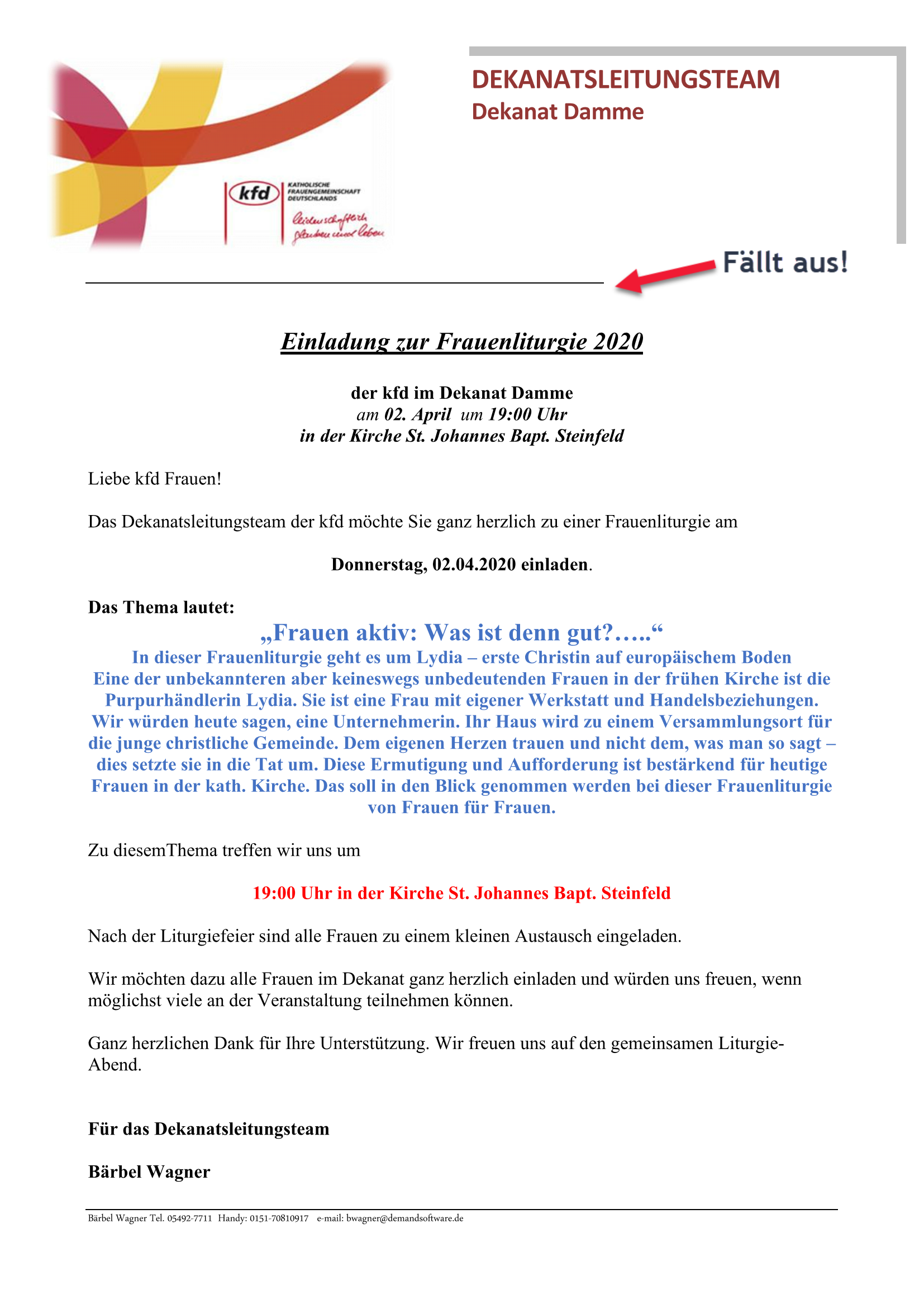 Frauenliturgie